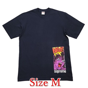 WC046 Supreme シュプリーム 21SS Does It Work Tee S/S ダズ イット ワーク 半袖 Tシャツ Mサイズ ネイビー ●60