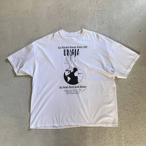 90’s MILLION WOMEN MARCH Tee ミリオンウーマンマーチ　Tシャツ 古着 90s vintage 半袖 黒人　used