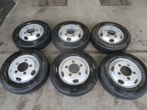 ◆送料無料！！TOPY製鉄ホイール◆TOYO　縦溝◆195/75R15　109/107◆6本◆ダイナ/トヨエース/デュトロ【ZLT-09】