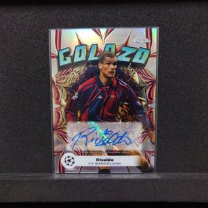 Rivaldo 直筆サイン Golazo Auto 2023-24 TOPPS Chrome UEFA Club Soccer ＃GA-R リバウド