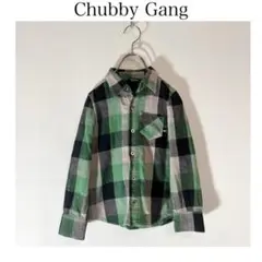 Chubby Gangチャビーギャング キッズ シャツ チェック 男の子 120