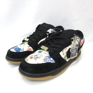 未使用品 ナイキ エスビー NIKE SB Supreme SB Dunk Low Rammellzee FD8778-001 28.5cm ☆AA★ ダンクロー ラメルジー 靴 スニーカー メ