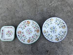 FINE BONE CHINA 小皿3点セット