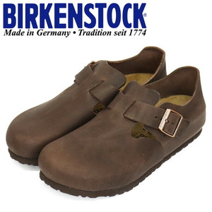 BIRKENSTOCK (ビルケンシュトック) 0166533 LONDON ロンドン レザーシューズ HABANA ナロー幅 BI228 36-約23.0cm