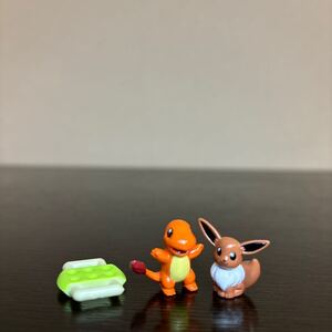 ちびポケ ハウス 町タイプ ヒトカゲ イーブイ 中古品 ポケモン フィギュア ポケットモンスター