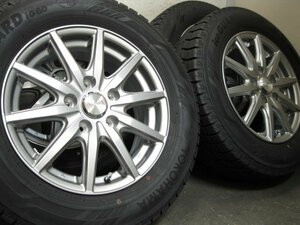 ■良品■AQUA AR 15インチ＆YOKOHAMA iceGUARD6 IG60 195/65R15 4本■C26セレナ.C27セレナ■