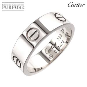 カルティエ Cartier ラブ #58 リング K18 WG ホワイトゴールド 750 指輪 Love Ring【証明書付き】 90260077