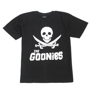 グーニーズ 映画Tシャツ アメリカ 海賊 冒険 財宝 スロース 名作 人気 デザインTシャツ おもしろTシャツ メンズ 半袖 ★tsr0770-blk-l