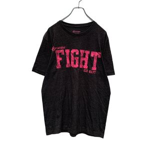 OLD NAVY promise 半袖 プリント Tシャツ ウィメンズ M グレー ピンク オールドネイビー 古着卸 アメリカ仕入 a504-5040