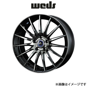 ウェッズ レオニス ナヴィア05 アルミホイール 1本 アコード CL7/CL8/CL9 16インチ ブラックミラーカット 0036260 WEDS LEONIS NAVIA 05