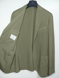 size:52R◆BOGLIOLI◆K.JACKET◆100%wool◆olive◆ボリオリ K.ジャケット◆made in italy◆良質ヴァージンウール100%◆軽量◆アンコン