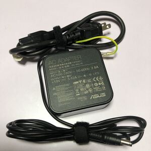 中古ASUS AC アダプター PA-1650-78 19V~3.42A 外径約5.5mm 内径約2.3mm 動作保証 管理番号SHA865