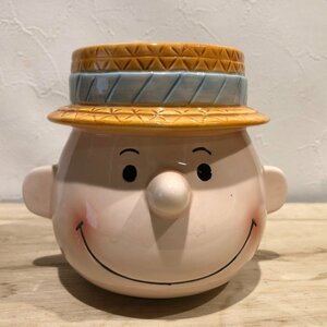 チャーリーブラウン　フェイスマグ　マグカップ　スヌーピー　Snoopy　ピーナッツ　雑貨　陶器　置物　インテリア ファンシー 管理番号1・3