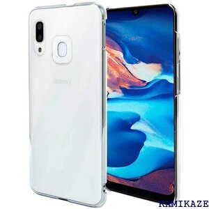 Galaxy A30 スマホケース SCV43 クリア ホール付 Provare Galaxy A30 クリア 87