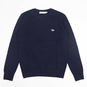 【新品】メゾン キツネ ニット セーター ネイビー ユニセックス MAISON KITSUNE P480 XS