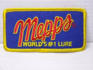 Mepps　メップス　ワッペン　角型　WORLD'S #1 LURE　スピナー