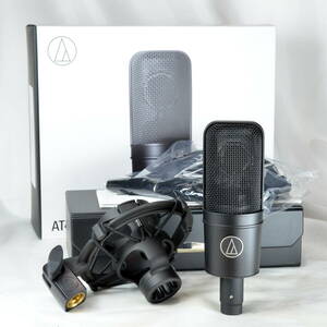 【A】audio-technica AT4040セット 美品 その2 オーディオテクニカ 定番 コンデンサーマイク 単一指向性