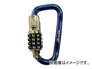 2輪 TNK工業 ヘルメットロック カラビナ ZOOM ネイビー ZS-NV JAN：4984679807008