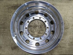 TR-11　ALCOA黒　中古アルミホイール　22.5×7.50