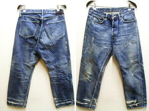 ◇即決[W33]JELADO 44 DENIM 大戦モデル VINTAGE FINISH JP41333 リペア ダメージ クラッシュ 1944年 14oz デニム ジェラード パンツ■1084