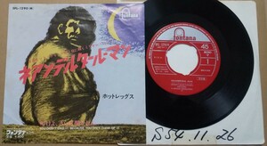 稀少 赤レーベル見本盤 ホットレッグス/ネアンデルタール・マン/HOTLEGS 10cc ゴドレー & クレーム GODLEY & CREME 国内盤シングル