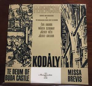 洪HUNGAROTON★フェレンチク コダーイ:《ブダ城のテ・デウム》＆《ミサ・ブレヴィス》ハンガリー放響★ハンガリープレス 超レア 高音質 