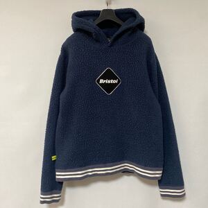 美品 FCRB F.C.R.B. POLARTEC BOA FLEECE PULLOVER M ブリストル ポーラーテック ボア フリース パーカー フーディ parka hoody