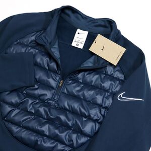 ★ナイキ NIKE 新品 メンズ 保温 中綿 裏起毛 アカデミー ドリルトップ トレーニング 長袖 シャツ Mサイズ[DC91694541N-M]三 壱★QWER★