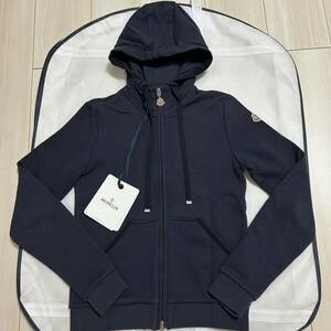 【未使用】【最安値】MONCLER モンクレール スウェット ジップアップ パーカー ネイビー XS