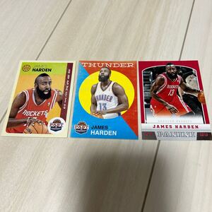 James Harden レギュラーカード　3枚セット Panini