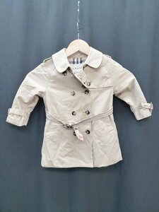 ◇ ◎ BURBERRY バーバリー キッズ 子供服 長袖 トレンチコート サイズ2Y/92cm ベージュ系 レディース P