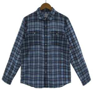 ザノースフェイス THE NORTH FACE Maxifresh Shirt マキシフレッシュシャツ NR11505 長袖 チェック ブルー 青 白 赤 ベージュ L