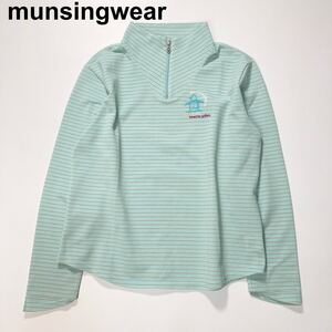 munsingwear マンシング ゴルフ ハーフジップ ポロシャツ 長袖 トップス M レディース B42429-143