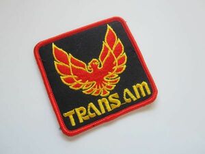 ビンテージ TRANS AM トランザム ファイヤーバード アメ車 外車 ロゴ ワッペン/エンブレム 自動車 カー用品 整備 作業着 81