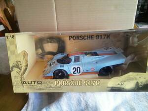 未展示未開封　1/18　Aa AUTOart オートアート　栄光のル・マン　スティーブマックィーン　PORSCHE 917 K 　Gulf−Porsche #20