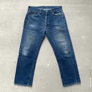 66前期 70s オリジナル LEVI’S 501 ビンテージ W38?(W36) L32 バックポケット裏シングル 中古 ジーンズ デニムパンツ 1970年代 SINGLE