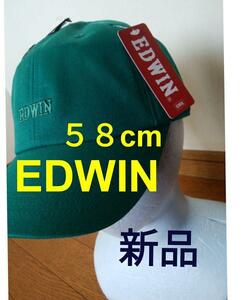 【新品】 EDWIN エドウィン キャップ グリーン