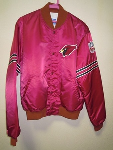 STARTER スターター NFL アメフト Arizona Cardinals アリゾナ カージナルス スタジャン ジャケット 上着 L USED 古着