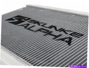 03-06日産350Z 3.5LのSkunk2 AlphaシリーズデュアルコアアルミニウムラジエーターSkunk2 Alpha Series Dual Core Aluminum Radiator for 0