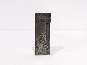 【17748】1円～ Dunhill ダンヒル USRE24163 ガスライター ローラー式 シルバーカラー 火花〇 ブランドライター 喫煙具 喫煙グッズ