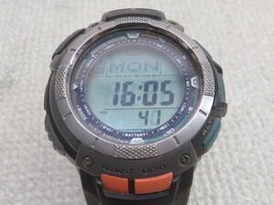  ●●CASIO PRW-1000J 腕時計 ソーラー デジタル カシオ PROTREK プロトレック 動作品 12691●●！！