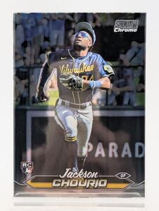 2024 Topps Stadium Club Chrome Jackson Chourio ジャクソン・チョーリオ ブルワーズ ルーキー クローム スタジアムクラブ スタクラ 26