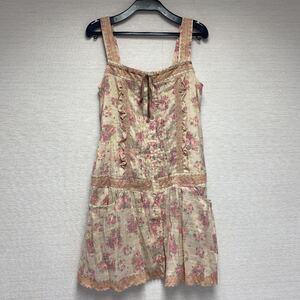 アクシーズファム axes femme 花柄　ワンピース　Mサイズ キャミワンピース