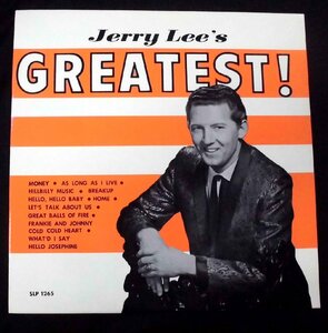 【期間限定40%OFF!!】JERRY LEE LEWIS / GREATEST (US-ORIGINAL)