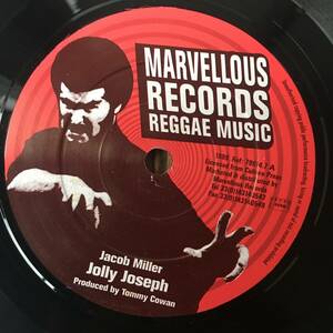 ★送料込み！レア曲！Killer！Deep Roots！【Jacob Miller - Jolly Joseph】7inch！Marvellous Records Reggae Music 79914.7 フランス盤