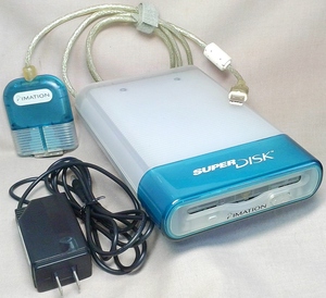 スーパーディスクドライブ IMATION SD-USB-M 送料410円 USB接続 Macintosh Panasonic LK-RM734U LKM-F733-1 Super Disk Mac マック LS120