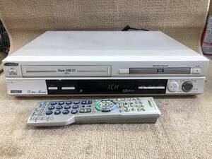 K-578 Victor ビクター VHS ビデオ一体型 DVDプレーヤー HR-DP55 通電 リモコン RM-A615