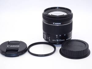 【外観特上級】Canon 標準ズームレンズ EF-S18-55mm F3.5-5.6 IS STM