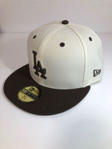 1-459 NEW ERA ニューエラ キャップ 帽子 ロサンゼルス ドジャース59 FIFTY COOPERSTOWN LA ブラウン 