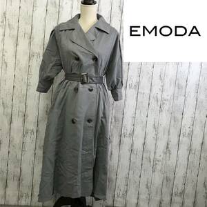 EMODA　エモダ　トレンチ ワンピース　Fサイズ　S6-156　USED